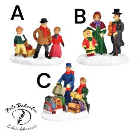 Téli falu jelenetek