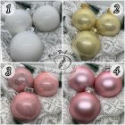 Karácsonyi gömb szett 3 darab egyedi felirattal