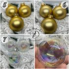 Karácsonyi gömb szett 3 darab egyedi felirattal