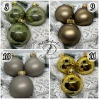 Karácsonyi gömb szett 3 darab egyedi felirattal