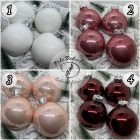 Karácsonyi gömb szett 4 darab egyedi felirattal