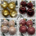 Karácsonyi gömb szett 4 darab egyedi felirattal