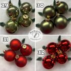 Karácsonyi gömb szett 4 darab egyedi felirattal