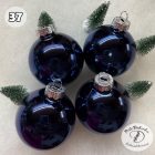 Karácsonyi gömb szett 4 darab egyedi felirattal