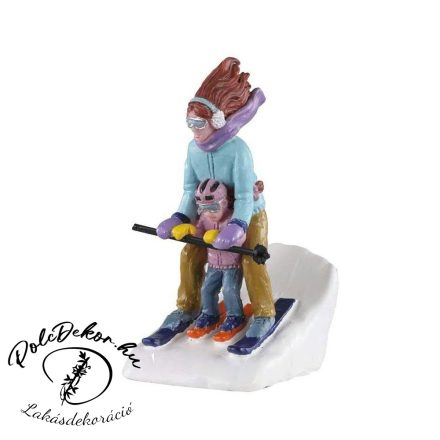 LEMAX Síelés anyával figura