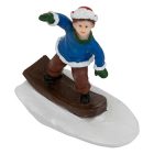 Téli sportoló figurák 6 db-os szett